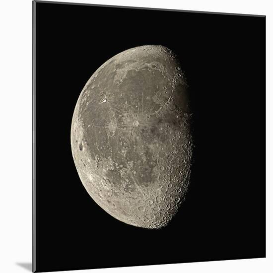 Waning Gibbous Moon-Eckhard Slawik-Mounted Premium Photographic Print