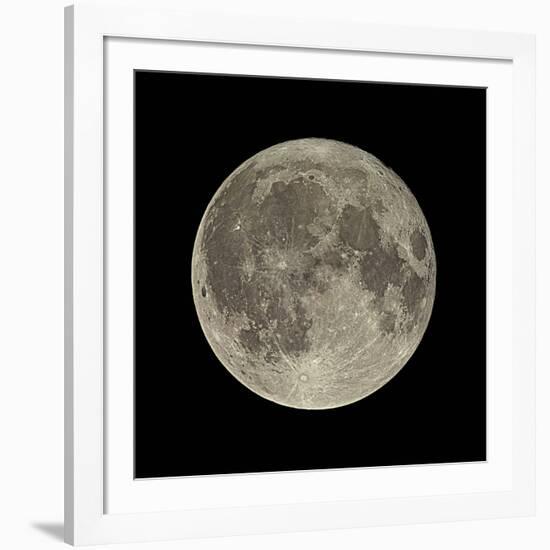 Waning Gibbous Moon-Eckhard Slawik-Framed Photographic Print