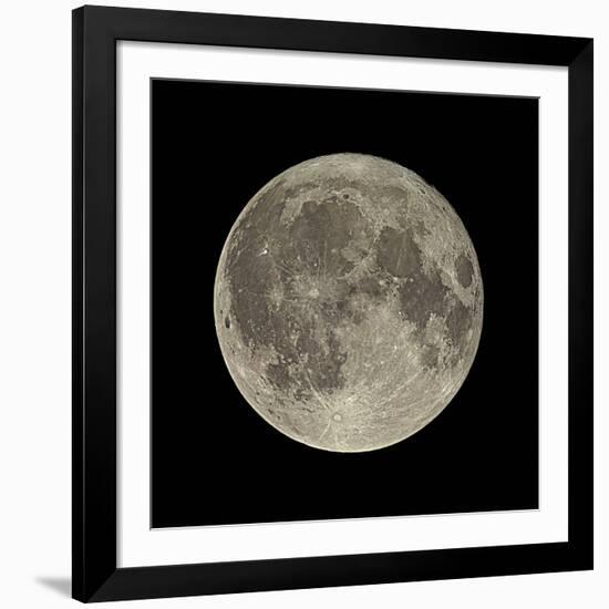 Waning Gibbous Moon-Eckhard Slawik-Framed Photographic Print