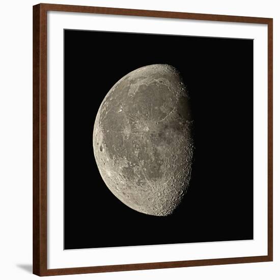 Waning Gibbous Moon-Eckhard Slawik-Framed Photographic Print