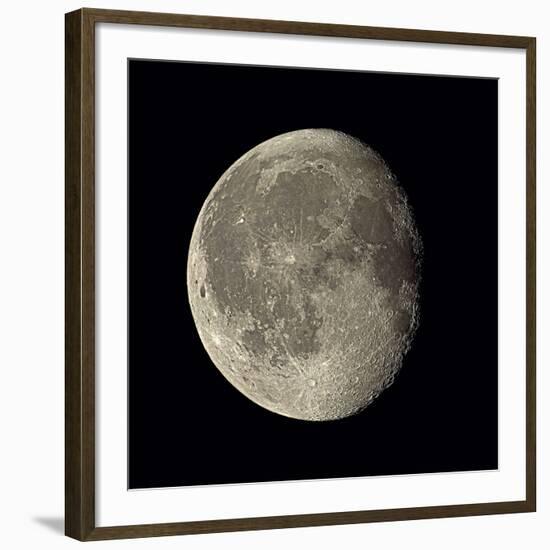 Waning Gibbous Moon-Eckhard Slawik-Framed Photographic Print