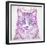 Wanna Play Cat-Cora Niele-Framed Giclee Print