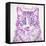 Wanna Play Cat-Cora Niele-Framed Stretched Canvas