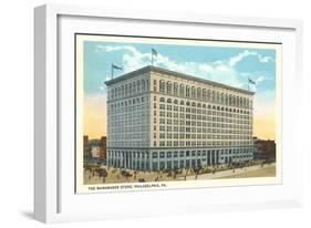 Wannamaker Department Store, Philadelphia-null-Framed Premium Giclee Print