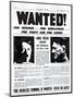 Wanted! for Murder, for Kidnapping, for Theft and for Arson-null-Mounted Photographic Print