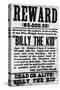 Wanted Poster for Billy the Kid-null-Stretched Canvas