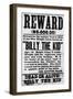 Wanted Poster for Billy the Kid-null-Framed Giclee Print