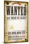 Wanted Vintage Western Poster-Benchart-Mounted Art Print