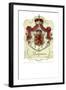 Wappen Bulgarien, Löwe, Kronen, Nerzmantel-null-Framed Giclee Print