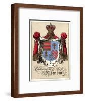 Wappen Großherzogtum Oldenburg, Krone-null-Framed Giclee Print