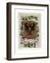 Wappen Schwarzburg Rudolstadt, Adler, Eichenblätter-null-Framed Giclee Print