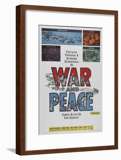 War and Peace, 1956-null-Framed Art Print