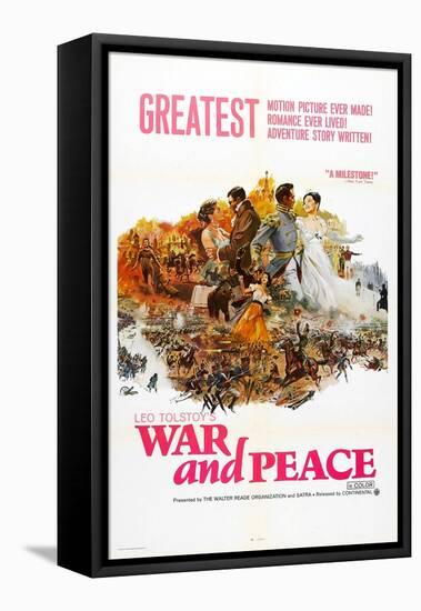 War and Peace, (Aka Voyna I Mir), 1966-null-Framed Stretched Canvas