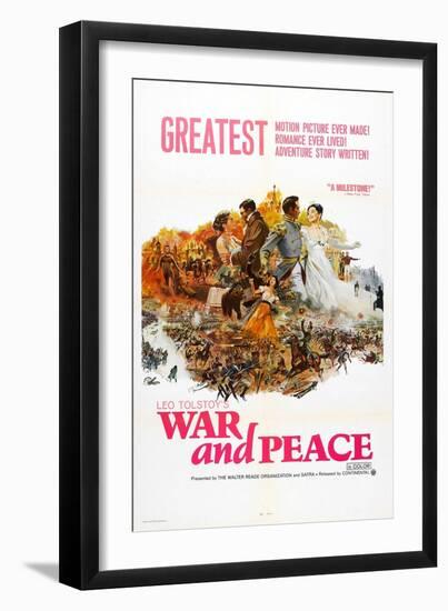 War and Peace, (Aka Voyna I Mir), 1966-null-Framed Art Print