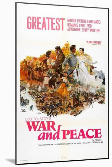 War and Peace, (Aka Voyna I Mir), 1966-null-Mounted Art Print