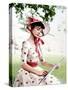 War and Peace, Audrey Hepburn, 1956-null-Stretched Canvas