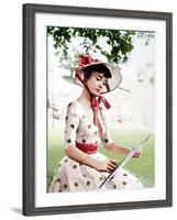 War and Peace, Audrey Hepburn, 1956-null-Framed Photo