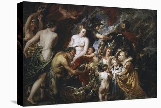 War and Peace-Peter Paul Rubens-Stretched Canvas