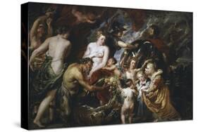 War and Peace-Peter Paul Rubens-Stretched Canvas