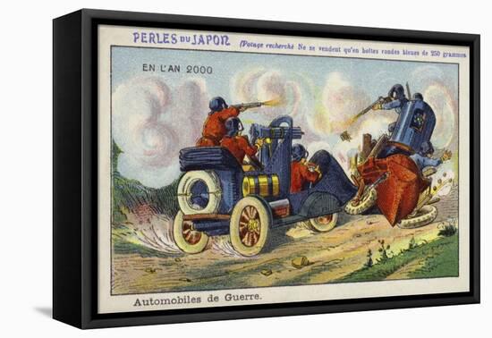 War Automobiles in the Year 2000-null-Framed Stretched Canvas