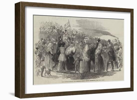 War Between Germany and Denmark, Troops Leaving Copenhagen-null-Framed Giclee Print