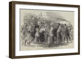 War Between Germany and Denmark, Troops Leaving Copenhagen-null-Framed Giclee Print