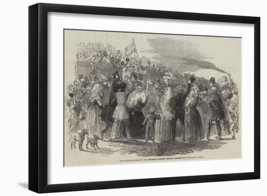 War Between Germany and Denmark, Troops Leaving Copenhagen-null-Framed Giclee Print