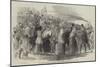 War Between Germany and Denmark, Troops Leaving Copenhagen-null-Mounted Giclee Print