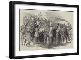 War Between Germany and Denmark, Troops Leaving Copenhagen-null-Framed Premium Giclee Print