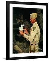 "War Bond", July 1,1944-Norman Rockwell-Framed Giclee Print