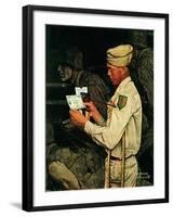 "War Bond", July 1,1944-Norman Rockwell-Framed Giclee Print