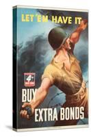 War Bond Poster-null-Stretched Canvas