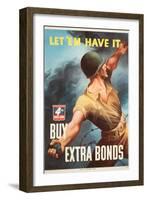 War Bond Poster-null-Framed Art Print