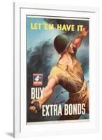 War Bond Poster-null-Framed Art Print