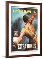 War Bond Poster-null-Framed Art Print