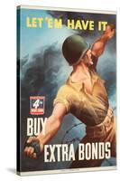 War Bond Poster-null-Stretched Canvas