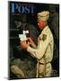 "War Bond" Saturday Evening Post Cover, July 1,1944-Norman Rockwell-Mounted Giclee Print