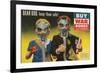 War Bonds Poster, Children in Gas Masks-null-Framed Premium Giclee Print