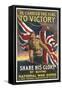 War Bonds Poster WWI-null-Framed Stretched Canvas