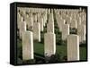 War Cemetery, 1939-1945, World War II, Bayeux, Basse Normandie (Normandy), France-Peter Higgins-Framed Stretched Canvas