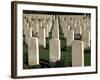 War Cemetery, 1939-1945, World War II, Bayeux, Basse Normandie (Normandy), France-Peter Higgins-Framed Photographic Print