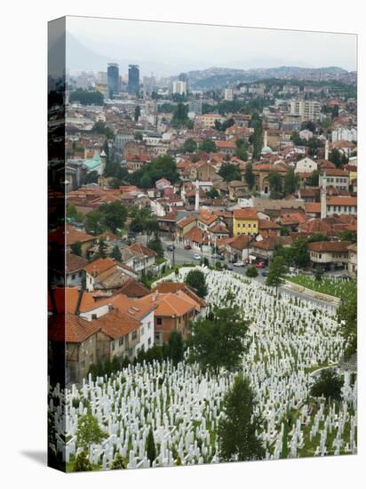 War Cemetery, Sarajevo, Bosnia, Bosnia-Herzegovina-Graham Lawrence-Stretched Canvas