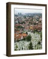 War Cemetery, Sarajevo, Bosnia, Bosnia-Herzegovina-Graham Lawrence-Framed Photographic Print