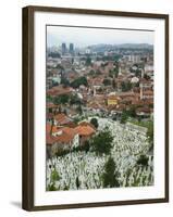 War Cemetery, Sarajevo, Bosnia, Bosnia-Herzegovina-Graham Lawrence-Framed Photographic Print