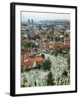 War Cemetery, Sarajevo, Bosnia, Bosnia-Herzegovina-Graham Lawrence-Framed Photographic Print