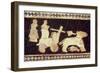 War Chariot Pulled by Two Horses, 2800-2300 BC-Mesopotamian-Framed Giclee Print