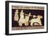 War Chariot Pulled by Two Horses, 2800-2300 BC-Mesopotamian-Framed Giclee Print