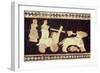 War Chariot Pulled by Two Horses, 2800-2300 BC-Mesopotamian-Framed Giclee Print