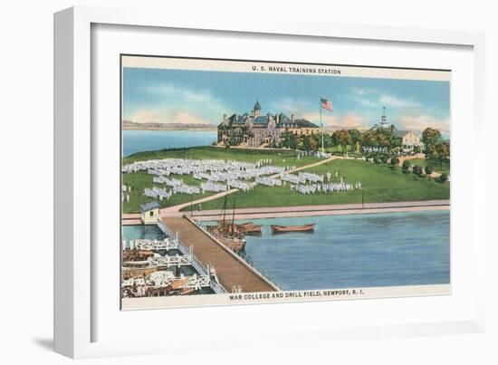 War College, Newport, Rhode Island-null-Framed Art Print