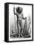 War Costume of the Natives of the Caroline Islands, Central Pacific Ocean, 1877-null-Framed Stretched Canvas